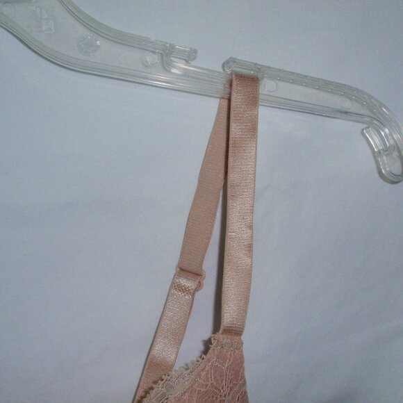 Lot of 2 Vince Camuto Rachel Zoe Bras 36B Leopard Smooth T-shirt Lace Tan - Picture 6 of 16